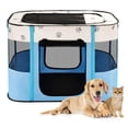 thumbnail image 1 of Corralito portátil para perros y gatos Avont plegable con piso - M Azul, 1 of 7