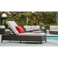 thumbnail image 2 of Pemberly Row Chaise Longue de Patio en Osier avec Rangement, Brun, 2 of 6