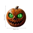 thumbnail image 5 of Halloween Scary Jack O Lantern Pumpkin Statue with Color Changing LED Eyes Spooky Tabletop Yard Decor Prop, 5 of 5