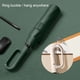 thumbnail image 4 of Cateissary Paraguas automático portátil con hebilla de anillo de 125CM, 10 paraguas de doble hueso para hombre, paraguas plegable con cierre Paraguas de lluvia Negro, 4 of 6