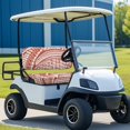 thumbnail image 5 of Pzuqiu Terracotta 2-Piece Golf Cart Seat Covers Set | Breathable Washable Universal Fit for Most 2-Seater Golf Carts, 5 of 10