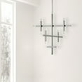 thumbnail image 3 of Dainolite Lighting FCS-3656C-PC 56W Chandelier with Acrylic Diffuser, Polished Chrome, 3 of 4