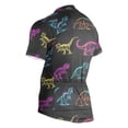 thumbnail image 3 of joogoo Dinosaur-a3 Pattern Men's Cycling Jerseys Mountain Bike Short Sleeve Tops XL, 3 of 7