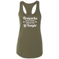 thumbnail image 1 of Fireworks. . .Getting Lit Tonight Racerback Tank, 1 of 3