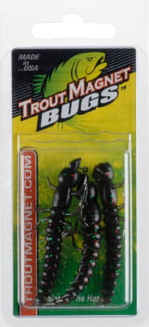 Lelands Lures Trout Magnet Softbait Bugs Large Hellgrammite Multi-Colored