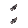thumbnail image 2 of ZheElen Professional Stereo Output Threaded Output Lightweight 1/4 Inch Input Tube Style Anti-noisy Exquisite Socket Plug Black 2Set, 2 of 6