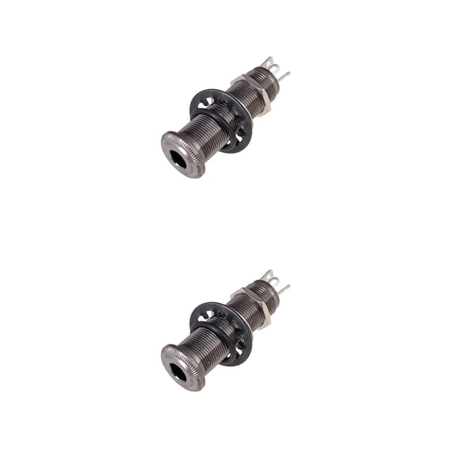 Salida estéreo Inteprter roscada ligera de 1/4 pulgadas para guitarra eléctrica