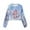 Axolotl Forest Skiing, variant on Dog Paw Leopard Paint Splatter Print Girls Sweatshirt Long Sleeve Pullover Crop Tops Kids Lightweight Fleece Winter Clothes, 5-6 Years