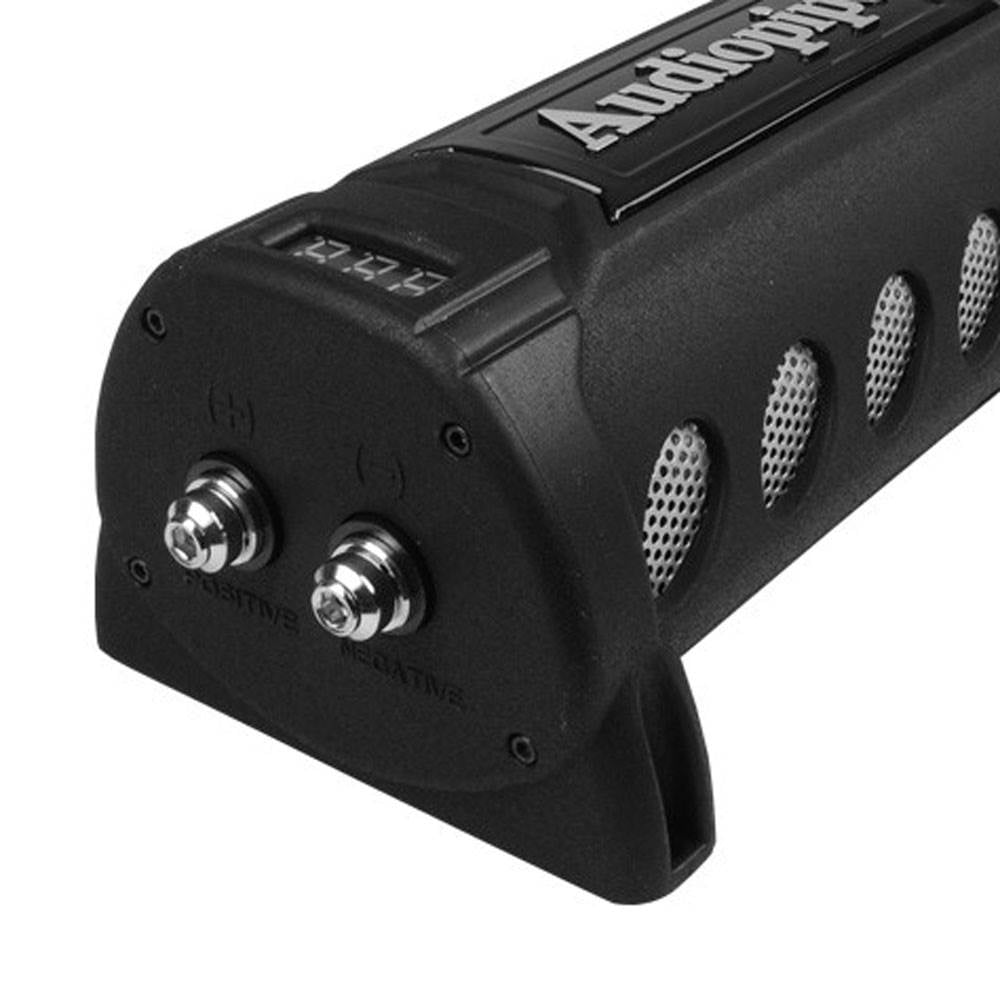 New Audiopipe ACAP-6000 6 Farad Power Car Audio Capacitor Digital Display Black Nippon