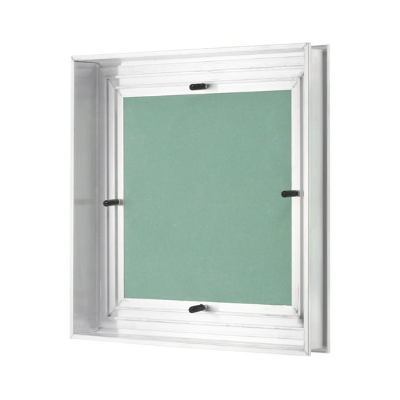 Uxcell Drywall Access Panel 9x9 Inch, Aluminum Frame Wall Hole Cover Plumbing Access Doors for Wall Ceiling, Green