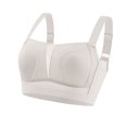 thumbnail image 4 of Women's Solid Color Lifting Gathering Bra with Blocking Design for Everyday Wear, 4 of 5