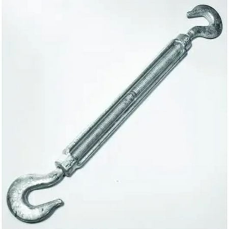 

1PC Baron 17-1/2X12 1/2 By 12 Inch Body Length Hook & Hook Drop Forged Hot Dip Galvanized Turnbuckle