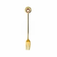 thumbnail image 1 of Iodue Tableware Stainless Steel Tableware Creative Cute Christmas Star Spoon Fruit Fork Coffee Dessert Spoon, 1 of 3