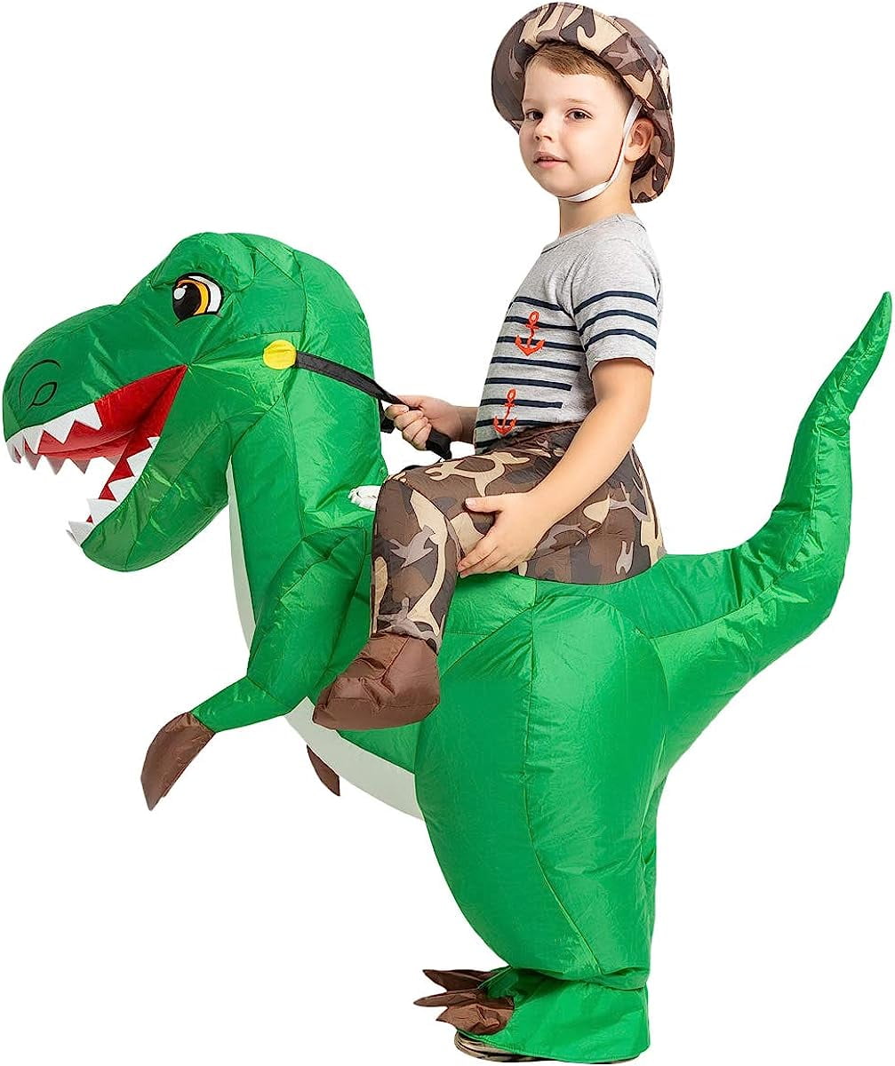 GOOSH 48 inch Inflatable Dinosaur Costume for Kids, Kids Halloween
