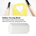 thumbnail image 4 of Soft Rubber Carving Block Delicate Engraving Brick for Crafts Seals Medallions Making Family Activities, 4 of 7