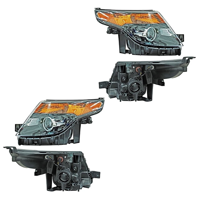 Par de Faros TYC Explorer 2011 A 2015 Filo negro 1 Par