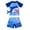 A01 Blue, variant on Boys Swimsuits 2T-3T Cartoon Dinosaur Prints Bathing Suit Set Short Sleeve Shirts Shorts Hat 26 PC Rash Guard Sunsuit Boy Swimming Suits Kids Swimwear Sets A01 Sky Blue 2-3 Years