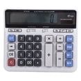 thumbnail image 2 of Calculadora Solar, Varias Funciones Calculadora Electrónica De 12 Dígitos Amplia Aplicación Teclas Grandes Para Contabilidad, 2 of 7