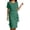 A-Green420, variant on SONXAHE Women's Asymmetrical Layered Midi Dress Short Sleeve Elegant Formal Sheath Gown
