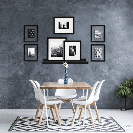 7pc Mixed Frame Set Black - Made By Design