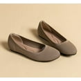 thumbnail image 2 of Women's Ballet Flat Shoes with Round Toe, Knit Slip-On Ballerina Walking Flats, Dress Shoes for Women, 2 of 12