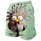 thumbnail image 4 of Pantalones de Cintura Elástica de Uso Casual Y Cómodo con Cintura Elástica Y Cordón para la Natación de Verano de Ocio en la Playa, 4 of 5