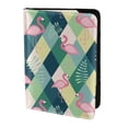 thumbnail image 2 of Pofeuu Flamingo Print Travel Document Organizer Passport Holder Men Women for Family (6.5 in x 4.5 in),Wallet Holder Credit Card Clutch Bag Case, 2 of 5
