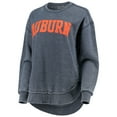 thumbnail image 2 of Women's Pressbox Navy Auburn Tigers Vintage Wash Pullover Sweatshirt, 2 of 3