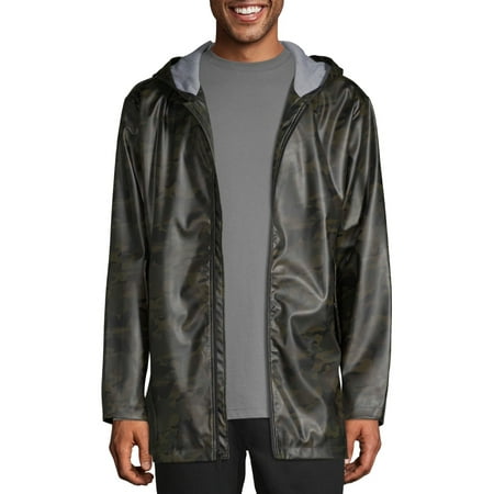 Cherokee Men's Hooded Rain Jacket, up to Size 3XL (Best Raincoat Brands In India)