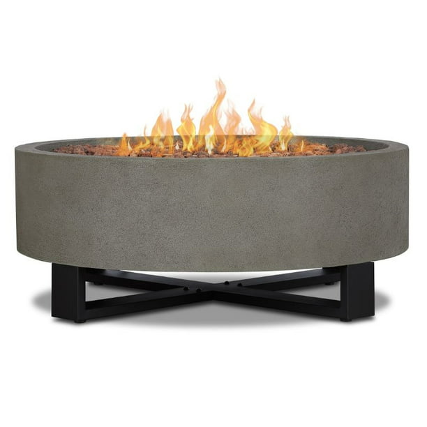Real Flame Idledale Propane Fire Bowl for Outdoors in Glacier Gray -  Walmart.com