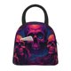 thumbnail image 1 of Balery Purple-Red Skull Bolsa de Almuerzo para Mujeres, Caja de Almuerzo, Bolsa de Almuerzo Pequeña Impermeable, Tote de Almuerzo Reutilizable con Gran Capacidad, 1 of 6