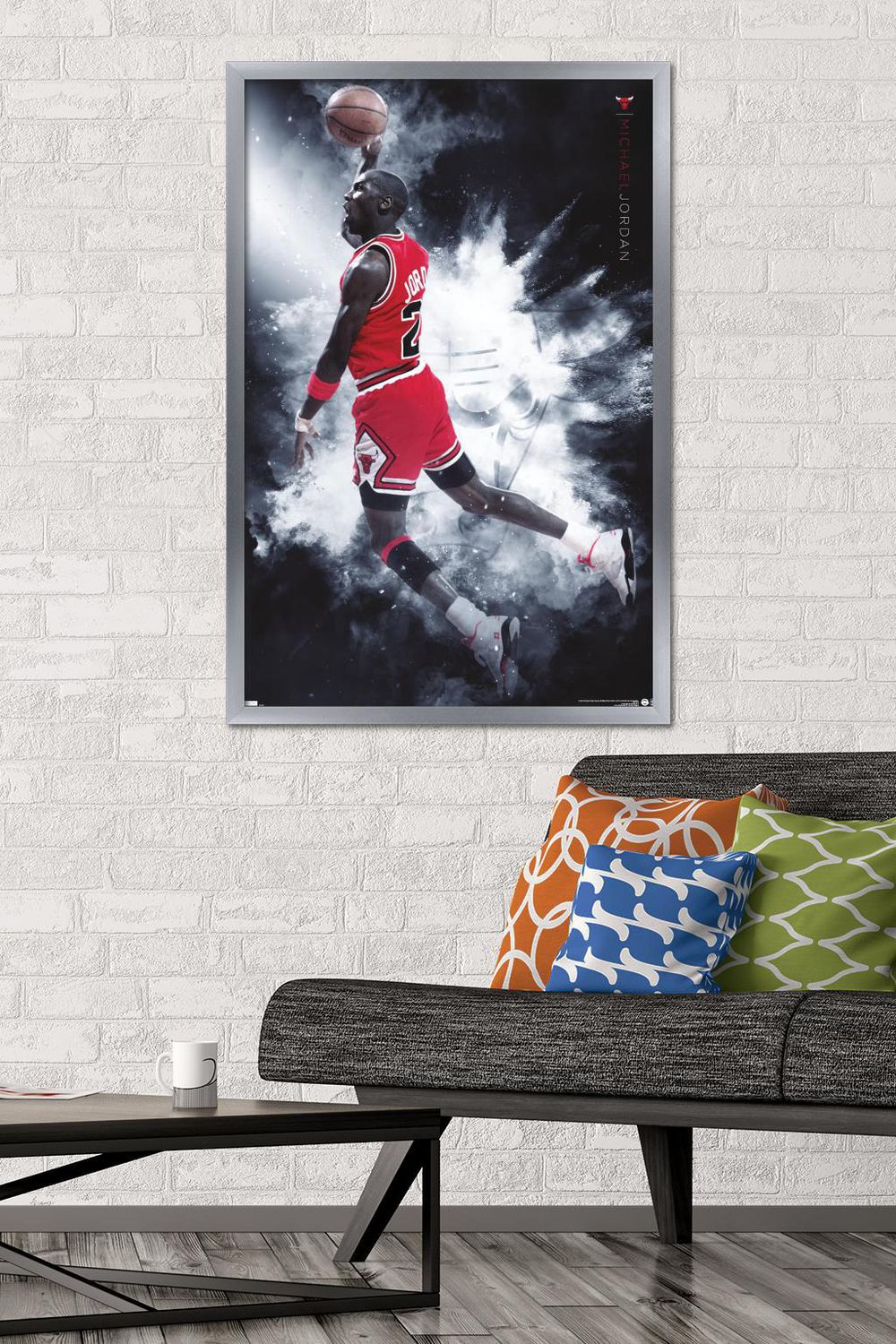 Michael Jordan - Burst Wall Poster, 22.375" x 34"