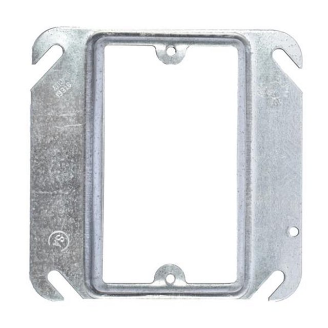 sobre tapa sencilla de 5/8 de pulgada galvanizada thomas & betts