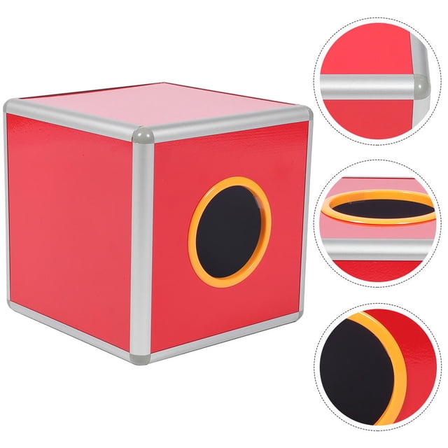 WASHWEPE Raffle Boxes for Tickets Box Aluminum Alloy Ticket Storage Simple 1Set
