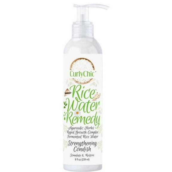 CurlyKids - Curly Chic Rice Water Remedy Strengthening Condish 8 oz * BEAUTY TALK LA *