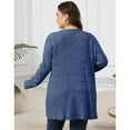 thumbnail image 6 of AviBest Plus Size Cardigans for Women Lightweight Long Sleeve Open Front Button Up Fall Thin Cardigans with Pockets, 1XL-5XL, 6 of 6