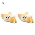 thumbnail image 4 of Homerr Fennec Fox Ornament Mini Fox Ornament 2Pcs Fennec Fox Ornament Adorable Handicraft Decorative Resin Miniature Fennec Fox Figure, 4 of 8