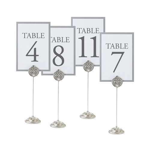 Set of 4 Jeweled Table Markers