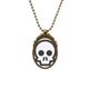 thumbnail image 1 of Collar colgante divertido esqueleto lindo de bronce antiguo Unbranded 4.0 cm x 3.0 cm 50 cm, 1 of 3