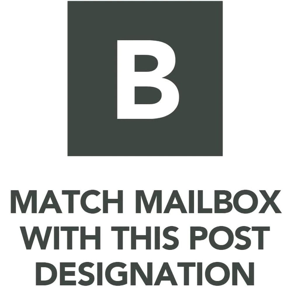 Gibraltar Mailboxes Edwards Large, Steel, Post Mount Mailbox, Venetian Bronze, EM160VB0
