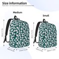 thumbnail image 4 of Daiia Daisies Flowers Vintage Canvas Backpack for Men and Women ,Hiking Backpack,Travel Laptop Bag for School,Large Capacity Backpack, 4 of 8