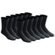 thumbnail image 1 of Calcetines Dickies para hombre, acolchados multiusos, color negro, 12 pares, 1 of 6