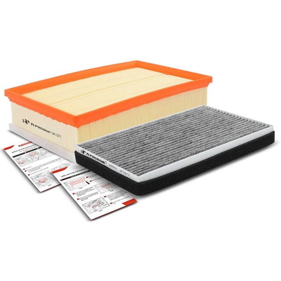 Air Filter and Cabin Air Filter Kit 2 - Compatible with 2012 - 2013 Chevy Impala 3.6L V6