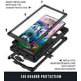 thumbnail image 6 of Casetego for Samsung Galaxy S23 Ultra Case,Built in Kickstand Heavy Duty Military Grade Rugged Shockproof Protective Cover,Black, 6 of 8