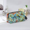 thumbnail image 6 of Uemuo Retro Flying Butterflies Pattern Portable Toiletry Bags with Handle, Waterproof travel Make up Bags for Women, Large Capacity Travel Cosmetic Bags, 6 of 9
