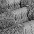 thumbnail image 3 of Modern Threads SpunLoft™ 6 Piece Adult Towel Set, Charcoal, 3 of 7
