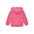 thumbnail image 5 of Wonder Nation Toddler Girls Full Zip Hoodie, Sizes 12M-5T, 5 of 6