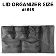 thumbnail image 2 of LAFENLIN Lid Organizer for Pelican 1615 Case – 6 Heavy-Duty Mesh Pockets, Waterproof Storage for Camera Gear, Tools & Diving Equipment – Includes Mounting Screws & Adhesive Strips, 2 of 7