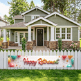 thumbnail image 6 of Colorful Design Happy Retirement Banner Decorative Party Balloons Polyester Material Celebration Banner for Retirement Party Event Celebration Indoor Use, 6 of 7