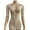 White, variant on Women Summer Beach Cover-up Hollow Out Long Sleeves Slim Fit Low-cut V Neck Backless See-through Bikini Beach Mini Dress Beach Mock